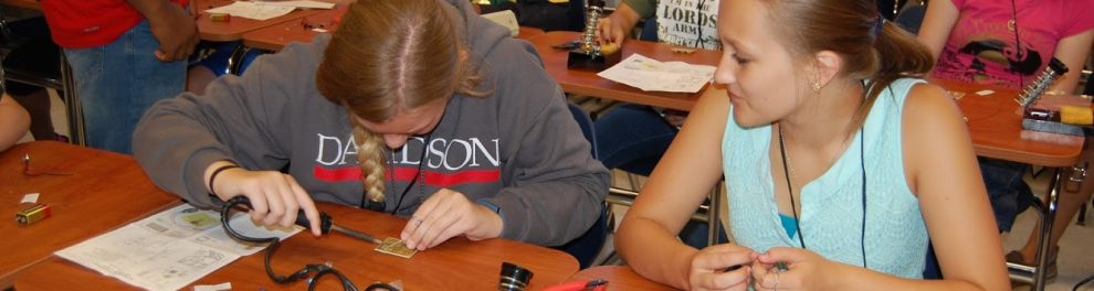 Teens working on a 4-H Electric Project at the Annual NC Electric Congress